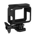 Frame for GoPro Hero (2018) / 6 / 5 Housing Border Protective Shell Case Accessories for Go Pro Hero6 Hero5 Black with Quick Pull Movable Socket and Screw (Black). 