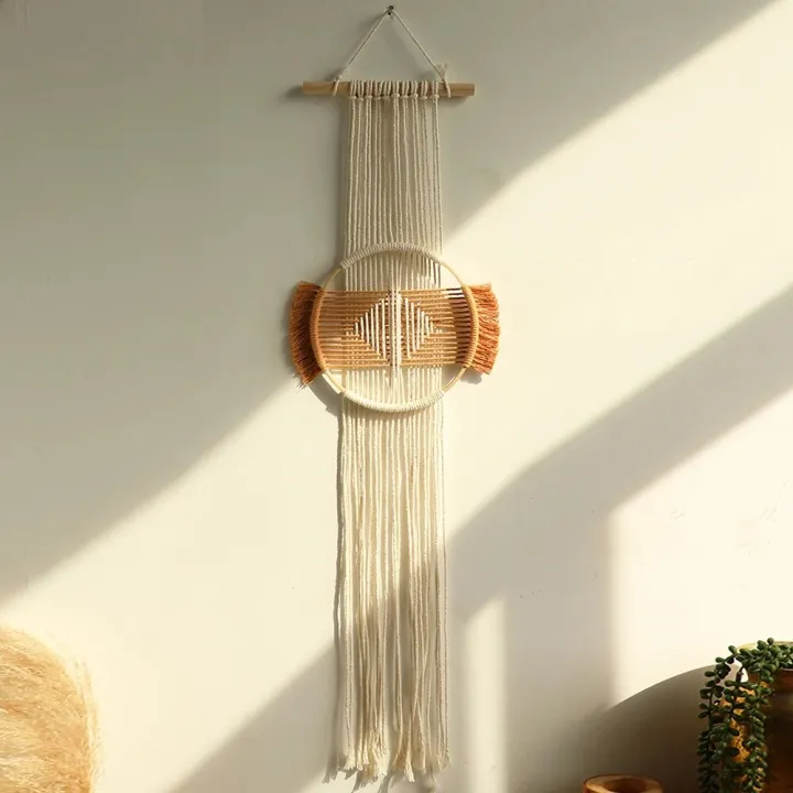 macrame%20wall%20hanging%20Macrame%20Wall%20Hanging%20Boho%20Wall%20Decor%20Handmade%20Brown%20Round%20Wall%20Art%20for%20Home%20Bedroom%20Apartment%20Dorm%20Room%20Christmas%20Decoration%20-%20Image%202