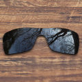 New style Millerswap Polarized Replacement Lenses for Oakley Batwolf Sunglasses Black Color (Lens Only). 