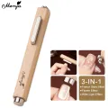 Monja 3 In 1 Cigar Nail Art Magnetic Rod 3D Cat Eye Magnet Stick UV/LED Cat Eye Gel Nail Strong Effect Magnets DIY Manicure Tool. 