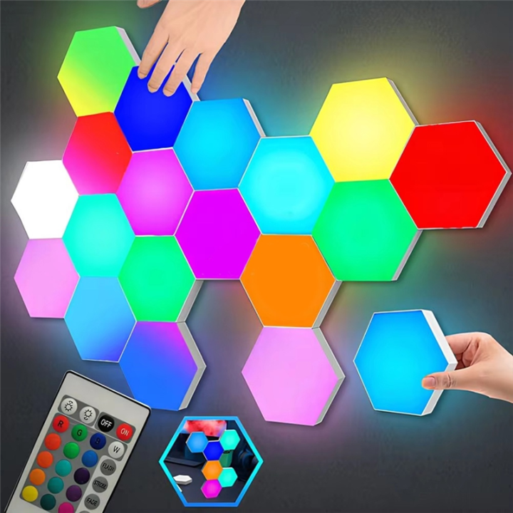 RGB%20Colorful%20Hexagon%20LED%20Light%20Remote%20DIY%20Geometry%20Hex%20Touch%20Sensitive%20Wall-Mounted%20Panels%20for%20Bedroom%20Living%20Room%20-%20Image%202