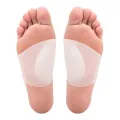 JM Pain Relief Insoles Arch Support Plantar Fasciitis Ergonomic Massage Protection Soft Flat Feet Bandage Design Silicone. 