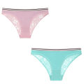 SMY 2Pcs/Set Low Multicolor Low Waist Cotton Women Briefs Lace Seamless Women Panties Soft Ladies Underwear. 