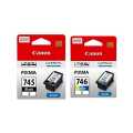Canon Ink Cartridge 745 S Black and 746 S Colour. 