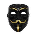 1PCS Hackers Mask White V For Vendetta Halloween Face Mask Costume Cosplay Party. 
