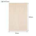 10 Pieces Wood Sheets Board Thin Plywood Board for Making Plane Model Crafts 100x50x2mm. 