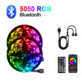 USB Led Strip Lights RGB 5050 Bluetooth APP Control 50cm 1M 5M Self-adhesive Flexible Diode Tape For TV Living Room Lamp Ribbon. 