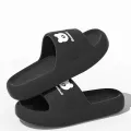 Casual Non-Slip Simple Slippers Soft Thick Sole Pillow Slides Open Toe Quick-drying Comfortable Sandals Summer. 