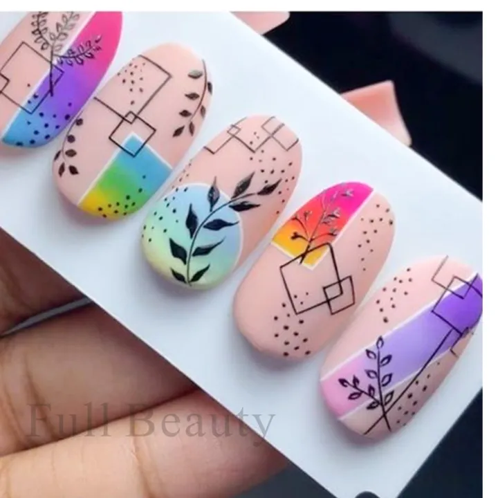 24pcs%20Flower%20Graffiti%20Water%20Nail%20Sticker%20Set%20Ink%20Blooming%20Floral%20Leaf%20Nail%20Art%20Design%20Polish%20Manicure%20Decoration%20Sliders%20-%20Image%204