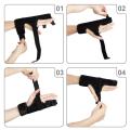 LeiyanHigh Quality Adjustable Broken Fractured Finger Splint Support Brace Hand Wrap Fixing Strap End Finger Fixed Bracket Protective Tendon Rupture Rehabilitation Orthosis Joint Dislocation Torsion Strain Finger Protection. 