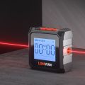 LOMVUM Digital Protractor Laser USB Inclinometer Magnetic 360° Level Angle Finder High Precision Goniometer Tilt Measuring Tools. 