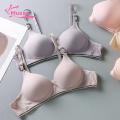 Muses Mall Lightweight Breathable Bra Women Push Up Thin Padded No Steel Ring Adjustable Shoulder Strap Deep V Neck Breathable Bra No Steel Ring Bra. 