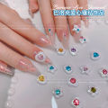 Colored diamonds, nail art alloy jewelry, net red new products, pearl shells, love flowers, pentagrams, special-shaped diamonds, nail accessories. 