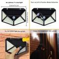 100 LED Solar Lights Outdoor Lighting Lamp Solar Powered Light Waterproof PIR Motion Sensor LED Street Light for Garden Decoration. 