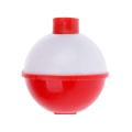 Hard ABS Snap-on Fishing Floats Push Button Float Bobbers Red & White 25g. 