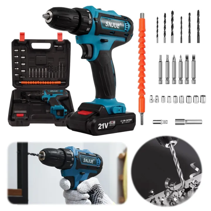 LIDUO%20Cordless%20Drill%20Driver%2012V/21V/36V%20Power%20Screwdriver%20with%20LED%20Light,%20Compatible%20with%20Masonry%20&%20Plastic%20Surfaces%20-%20Image%203