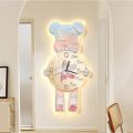 Luminous Cartoon Creative Living Room Clock Wall Clock USB Plug-in Wall Hanging Clock Hanging Wall and Non-luminous Models. 