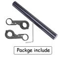 Dymoece 20cm Carbon Fiber Bicycle Handlebar Extender mountain bike bicycle front light bracket lamp flashlight accessories. 