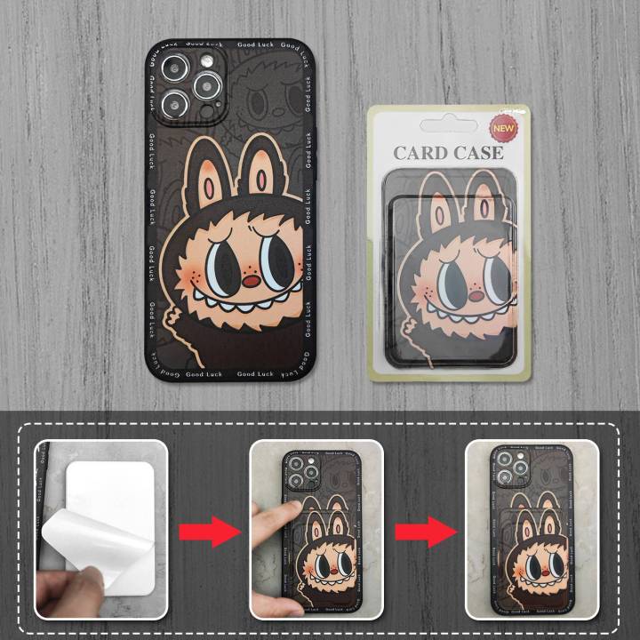 Cover%20Cute%20Phone%20Case%20For%20Samsung%20Galaxy%20M20/SM-M205FD%20protective%20Fashion%20Design%20Card%20bag%20Full%20wrap%20Card%20slot%20Cartoon%20-%20Image%203