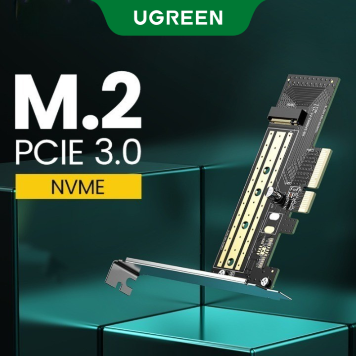 UGREEN PCIE NGFF to M2 Adapter NVMe NGFF M.2 PCI Express Adapter 32Gbps PCI-E Card x4/8/16 SSD Computer Expansion Cards