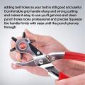 Leather Hole Punch, Belt Hole Puncher, Heavy Duty Revolving Punch Plier Tool 3. 