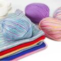 4pcs X50g Acrylic Cotton Yarn for Knitting Yarn T-shirt Yarn Hilos Para Tejer A Ganchillo Crochet. 