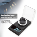 Sutuiying 100g/50g/20g/10g 0.001g Precision Digital Scale Portable Mini Jewelry Portable Gold Lab Weight Milligram Scale Electronic Balance Scale. 