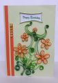 Birthday Card ,Greetings card  ,Handmade Paper Quilled Greeting Cards. 