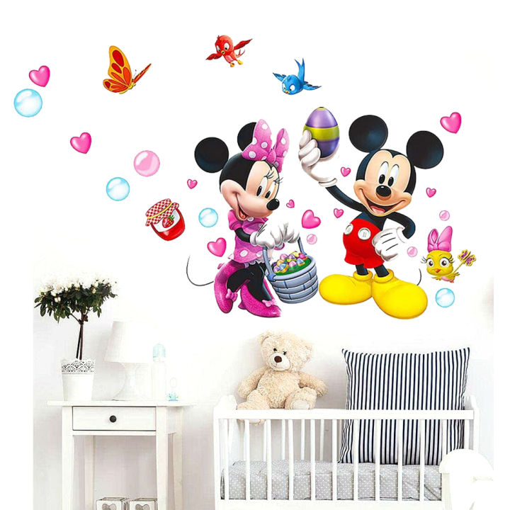 Mickey%20Mouse%20Cartoon%20Animals%20Theme%20Kids%20Wall%20Art%20Decal%20Sticker%20Decoration%20for%20Living%20Room%20Nursery%20Baby%20Girl%20Boy%20Kid%20Children's%20Room%20Bedroom%20Decoration%20-%20Image%207