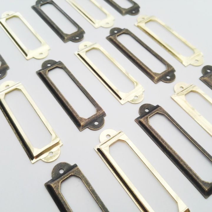 12Pcs%20Antique%20Brass%20Golden%20Metal%20Label%20Pull%20Frame%20Handle%20File%20Name%20Card%20Holder%20For%20Furniture%20Cabinet%20Drawer%20Box%20Case%20Bin%2017*60mm%20-%20Image%204