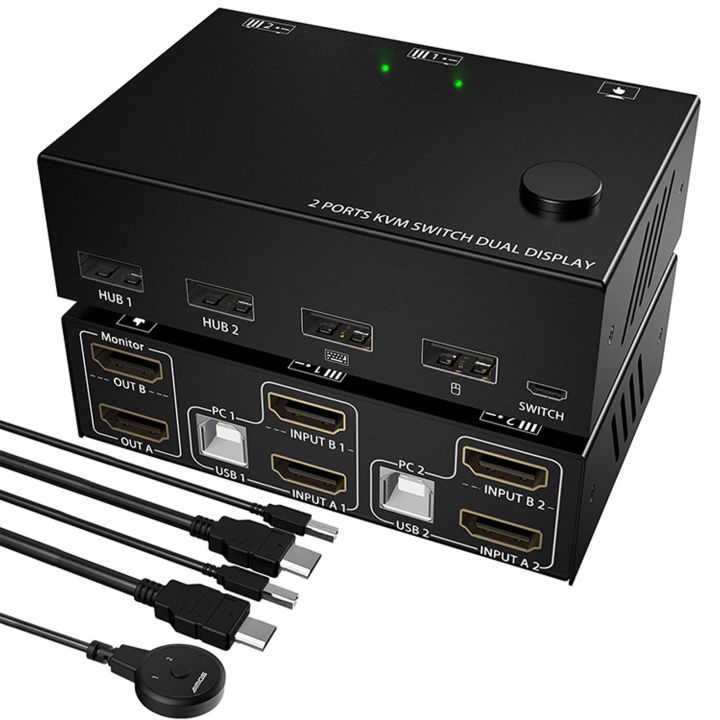 2%20Port%20KVM%20Switch%20Dual%20Monitor,%20HD%20Multimedia%20Interface%20Switch%204W%20High%20Compatibility%20for%20PC%20-%20Image%203