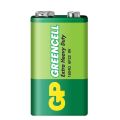 9V Battery GP Greencell Heavy duty Carbon Zinc. 