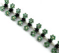 6Pcs Crystal Flower Mini Hair Claw Clamp Hair Clip Hair Pins Hair Accessory. 