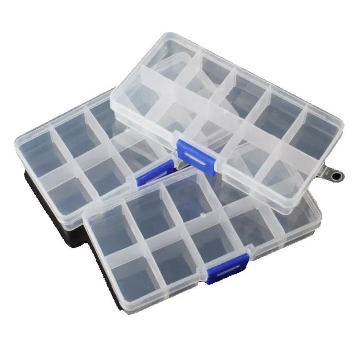 7 Slots 13.2*6.8*2.3cm Plastic Jewelry Tool Box Storage Case Craft Organizer Beads Diy Jewelry Making Packaging Box