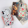 For Vivo Y29 4G Y29S 5G Phone Case Lovely Flowers Bear TPU Transparent Silicone Back Cover For Vivo Y 29 4G Y 2 9 S 5G Funda. 