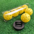 Tennis Ball Can Holder Storage Tin Pickleball Bucket Canister Cylinder ZHANGBEI. 