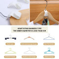 5Pcs Mini Clothes Hanger Connector Hooks Cascading Plastic Wardrobe Coat Organizer Rack Holder Space Saving for Closet. 