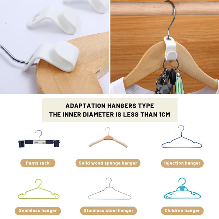 5Pcs%20Mini%20Clothes%20Hanger%20Connector%20Hooks%20Cascading%20Plastic%20Wardrobe%20Coat%20Organizer%20Rack%20Holder%20Space%20Saving%20for%20Closet%20-%20Image%202