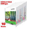 Rathna Exercise Book Single Ruled 120Pgs X10. 