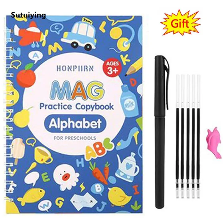 Sutuiying%20New%20SANK%20Copybooks%20Pen%20Magic%20Copy%20Book%20Free%20Wiping%20Children's%20Kids%20Writing%20Sticker%20Practice%20Copybook%20For%20Calligraphy%20-%20Image%207