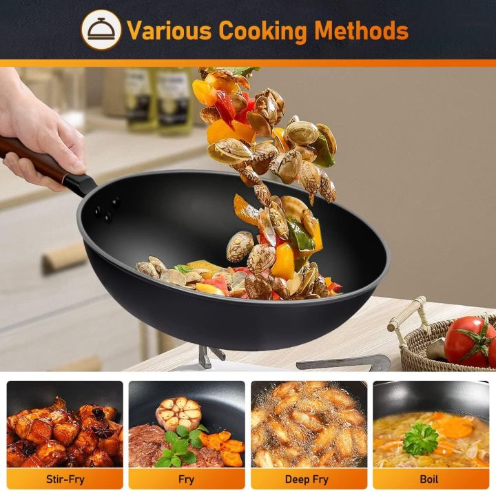 Chinese%20Wok%20Non%20Stick%20Fry%20Pan%20Cookware%2032CM%20-%20Image%202