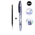 erasable gel pen with eraser on top 2 pens 0.5mm. 