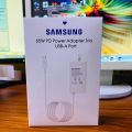 Samsung 65W PD Charger Power Adapter Trio USB - A Port For PD / Laptop / Notebook etc .... 
