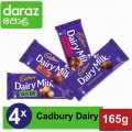 Buy 4 X Cadbury Dairy Milk 165g Special Price. 