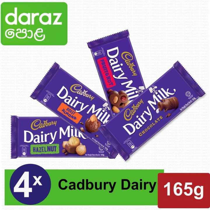 Buy 4 X Cadbury Dairy Milk 165g Special Price