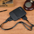LouisWill Men's Chest Bag Casual Shoulder Bag Cross Body Bag Pouch Bag Lightweight Casual Bag Fashion Shoulder Bag Waterproof Casual Sport Street Bag for Travel Outdoor. 
