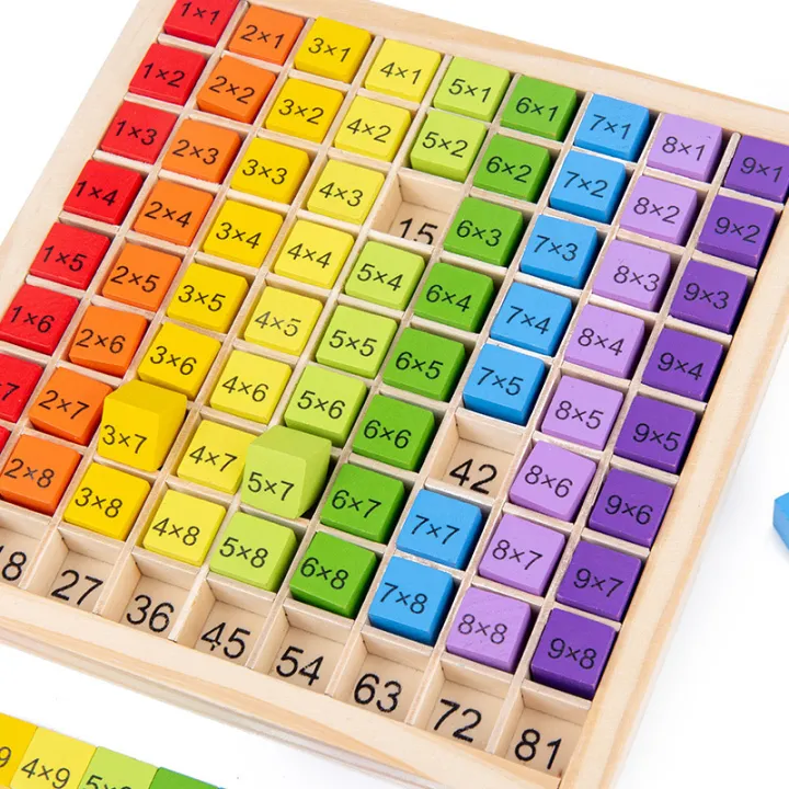 Montessori Educational Math Toys For Kids Children Baby Toys 99 ...