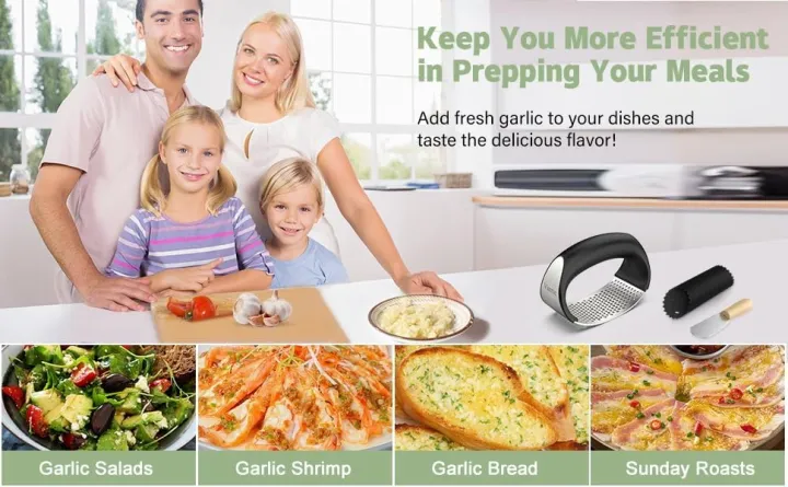 Stainless%20Steel%20Garlic%20Press%20Rocker%20,%20New%20Arc-shaped%20Design%20Professional%20Heavy%20Soft-Handled%20Garlic%20Crusher%20With%20Comfortable%20Grip%20(Garlic%20Press%20Black)%20-%20Image%205