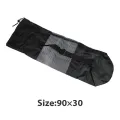 Convenience Black Yoga Backpack Yoga Mat Waterproof Backpack Carrier Mesh Adjustable Strap Sport Tool Gym Bags Multiple Sizes Moyao. 