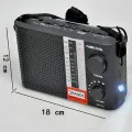 YG-FQ25URT fm radio Support TF/USB Rechargeable & UM-1 battery Mini Radio Handheld Balt  FM Radio For The Elderly. 